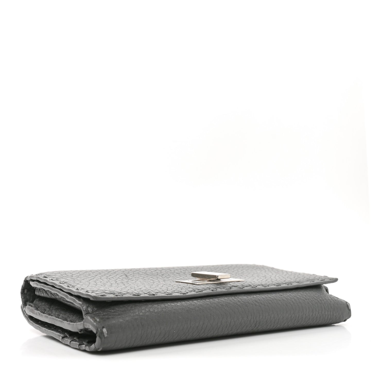 Cuoio Romano Selleria Peekaboo Continental Wallet Asfalto