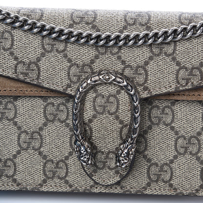 Gucci GG Supreme Monogram Super Mini Dionysus Shoulder Bag Taupe 6 of 9