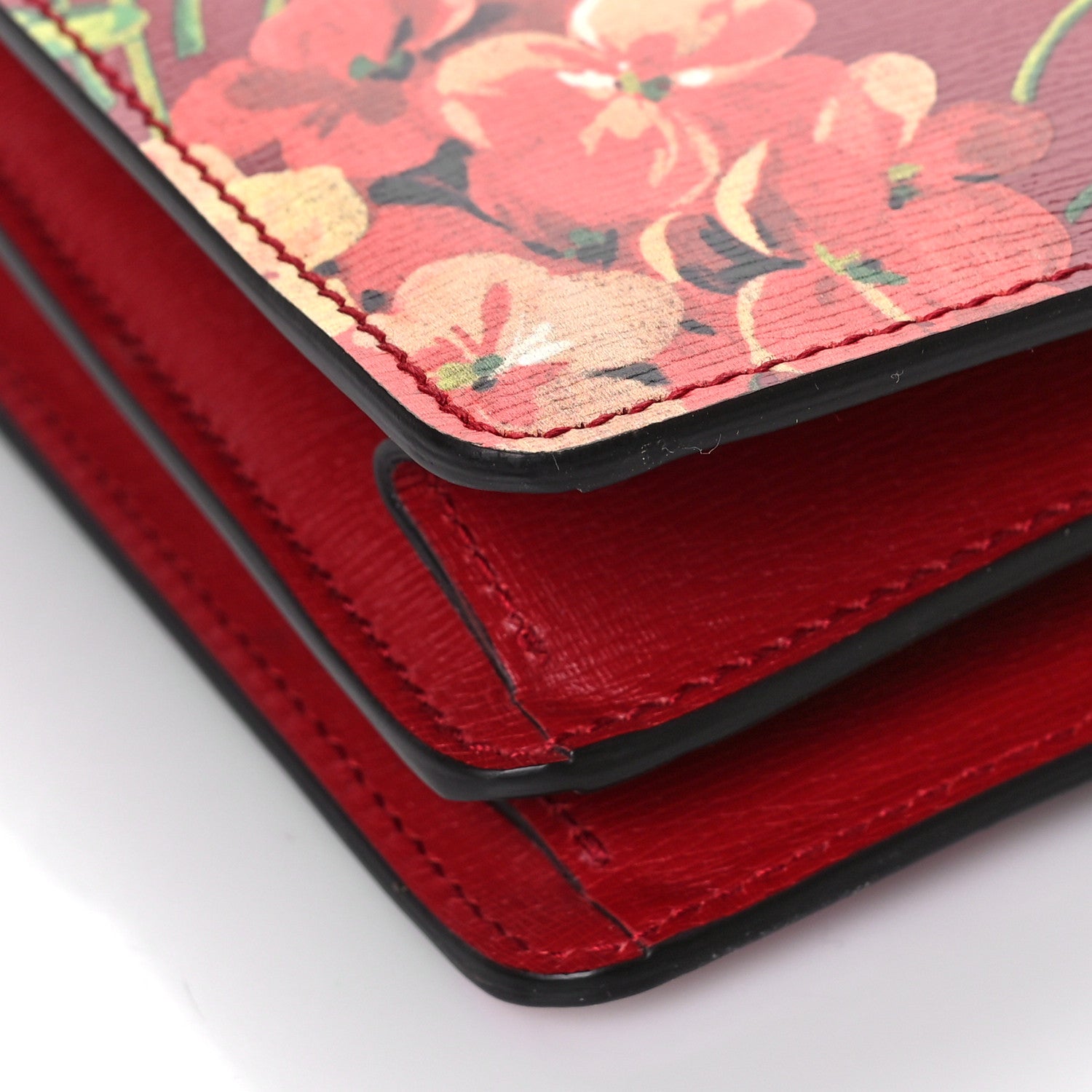 Gucci Calfskin Blooms Print Medium Dionysus Shoulder Bag Romantic Cherry Multicolor 8 of 11