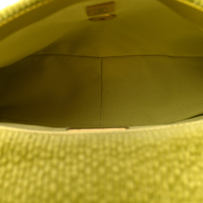 Chanel Corduroy Quilted Medium Chanel 19 Flap Light Green 5 of 11