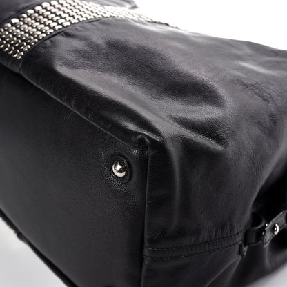 Saint Laurent Chevre Large Rock Stud Easy Y Black 14 of 19