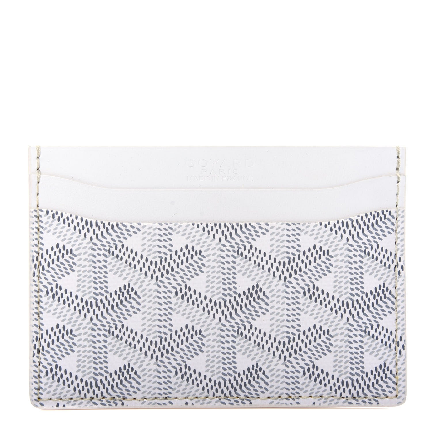Goyard Goyardine Saint Sulpice Card Holder White 1 of 8
