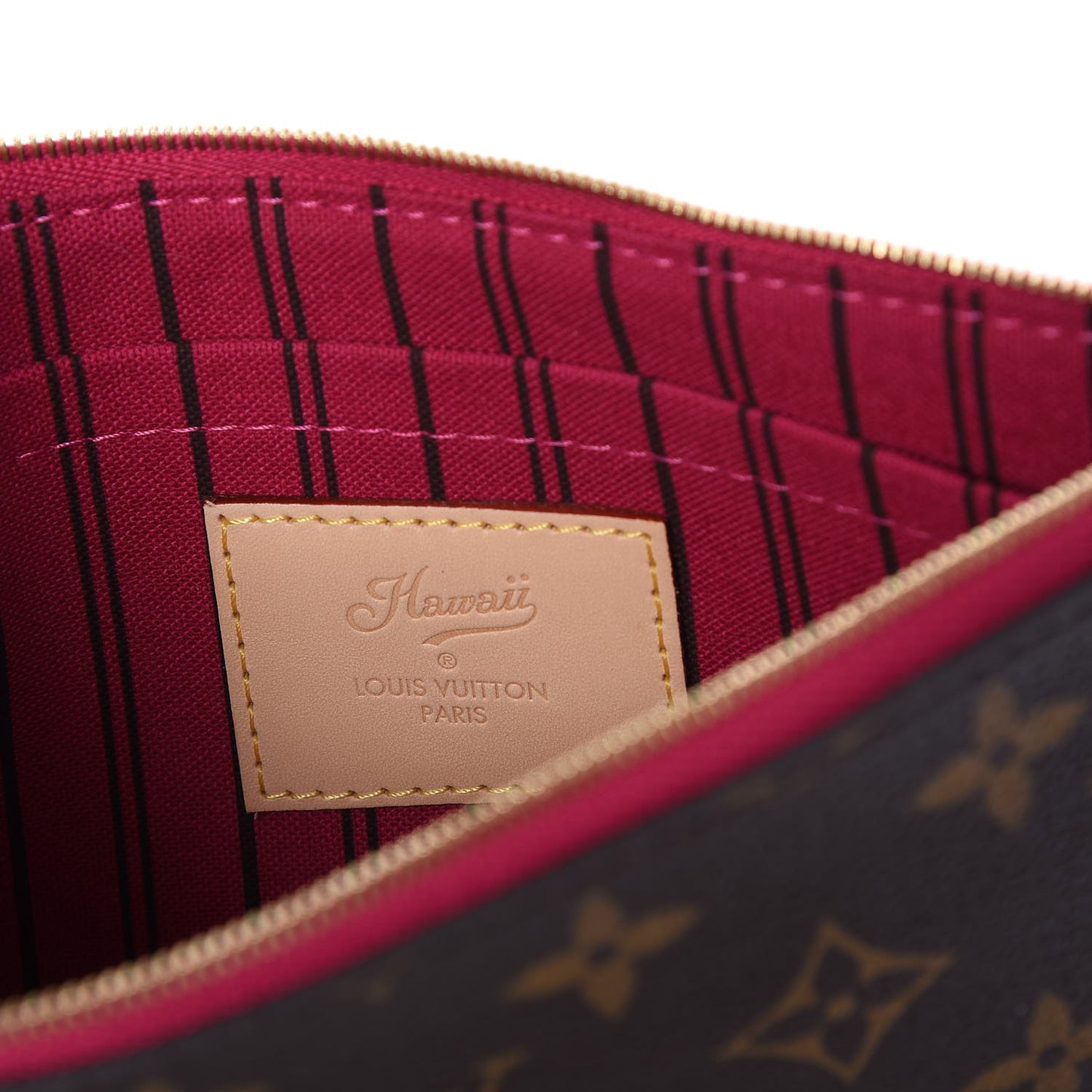 Monogram Neverfull MM GM Pochette Pivoine