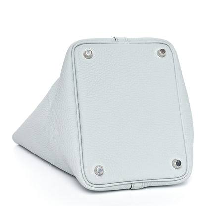 Hermes Taurillon Clemence Picotin Lock 18 PM Bleu Pale 4 of 10