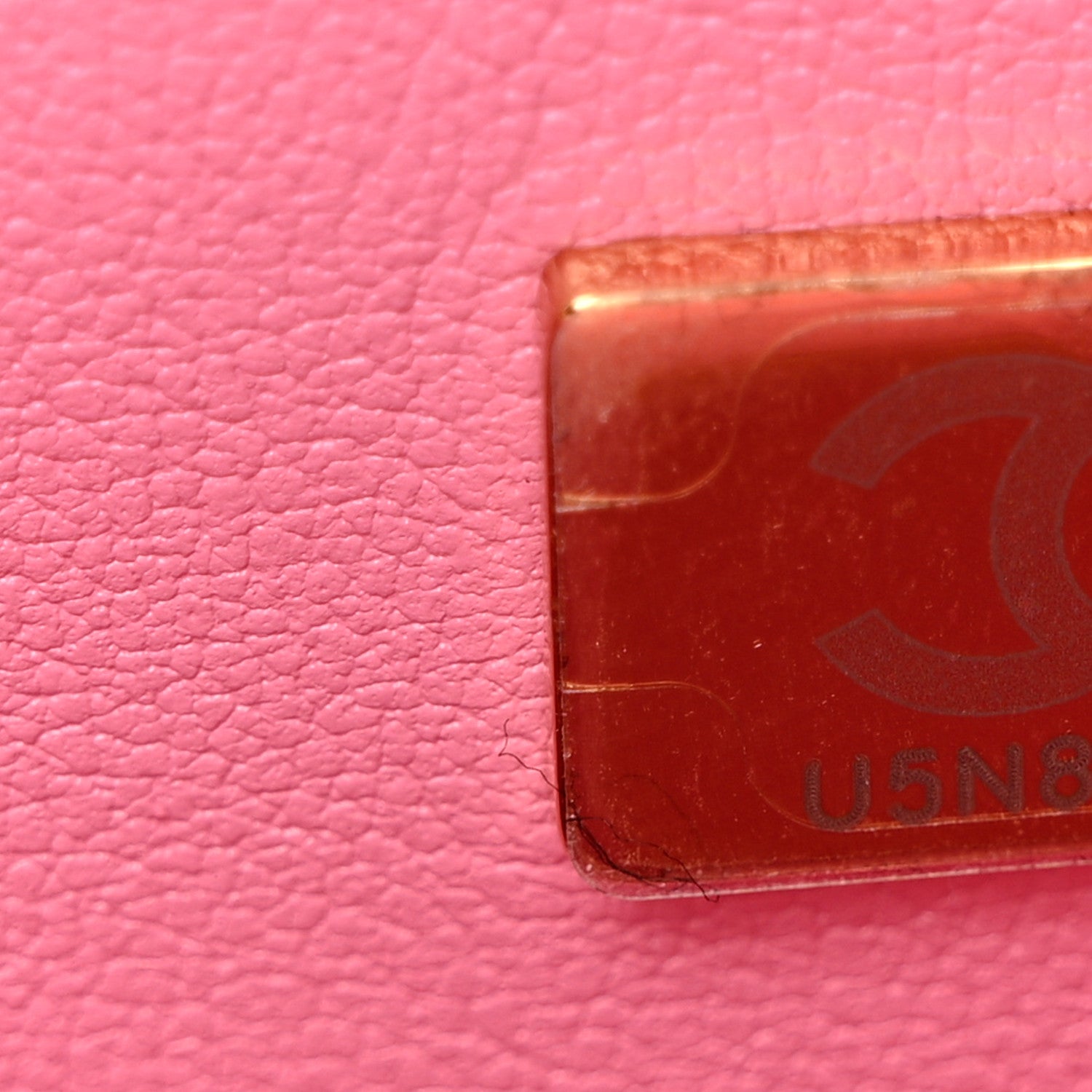 Chanel Lambskin Quilted Bi-Color Mini Top Handle Rectangular Flap Rose 7 of 10