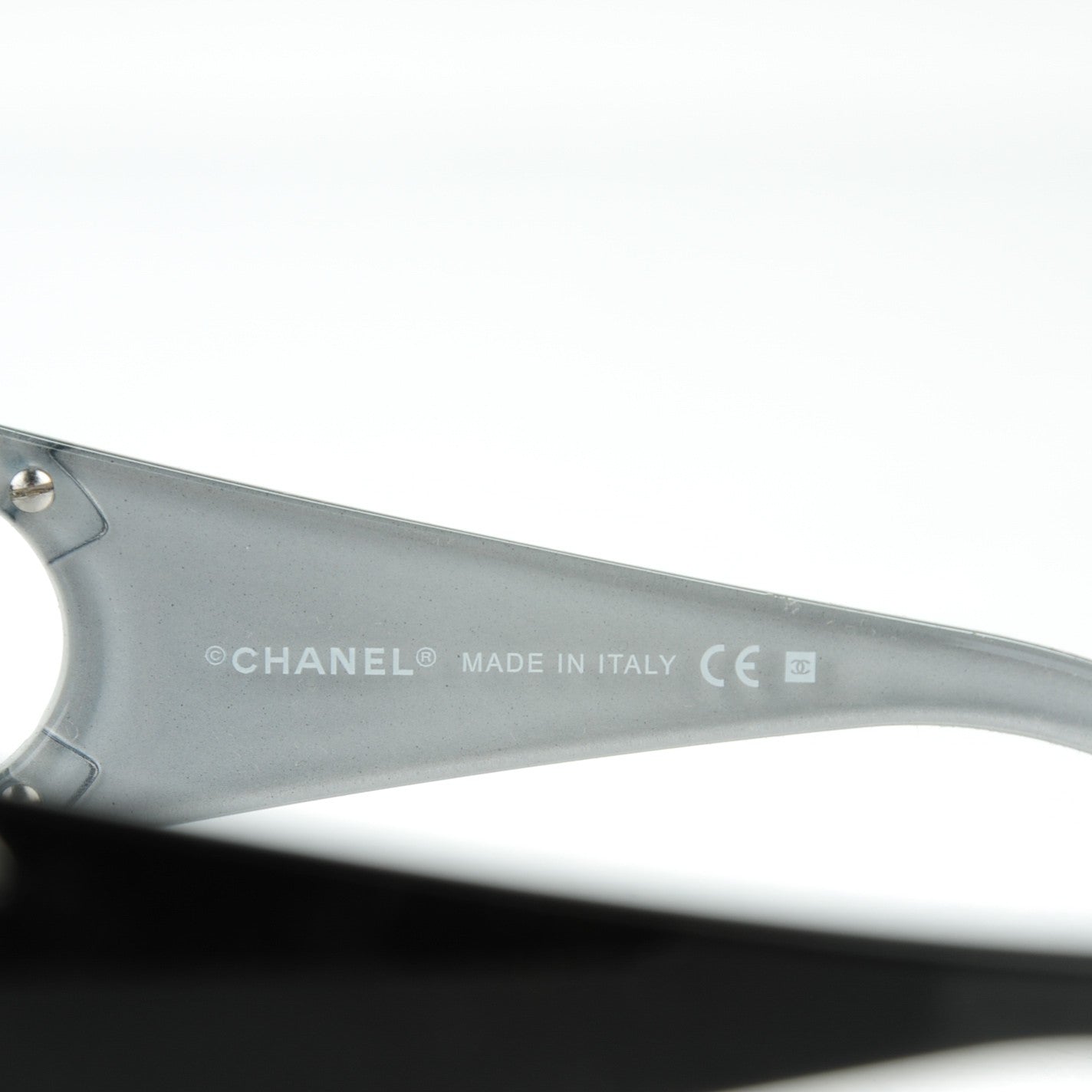Frameless CC Logo Sunglasses 4125 Black