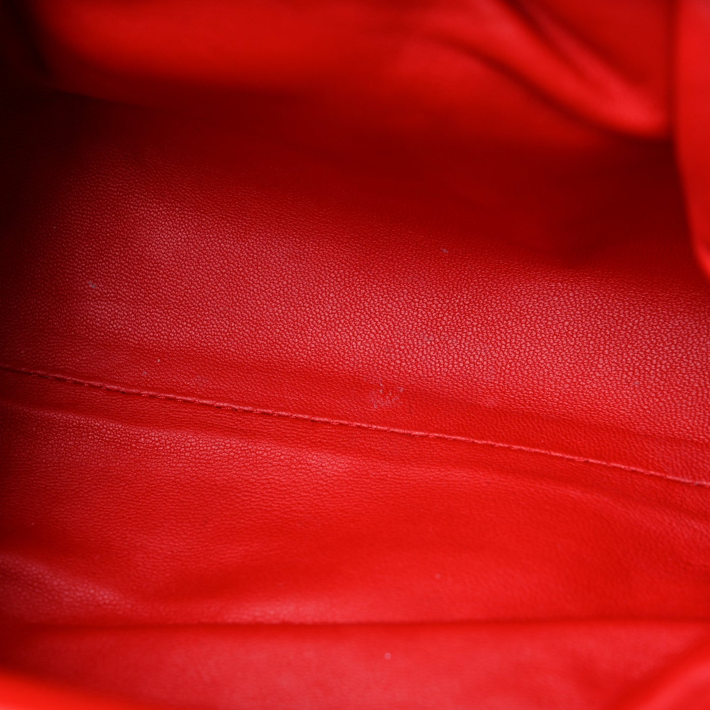 Nappa Intrecciato The Mini Pouch Bright Red