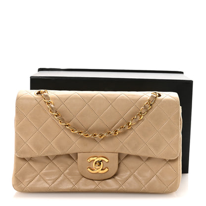 Chanel Lambskin Quilted Small Double Flap Beige 10 of 10