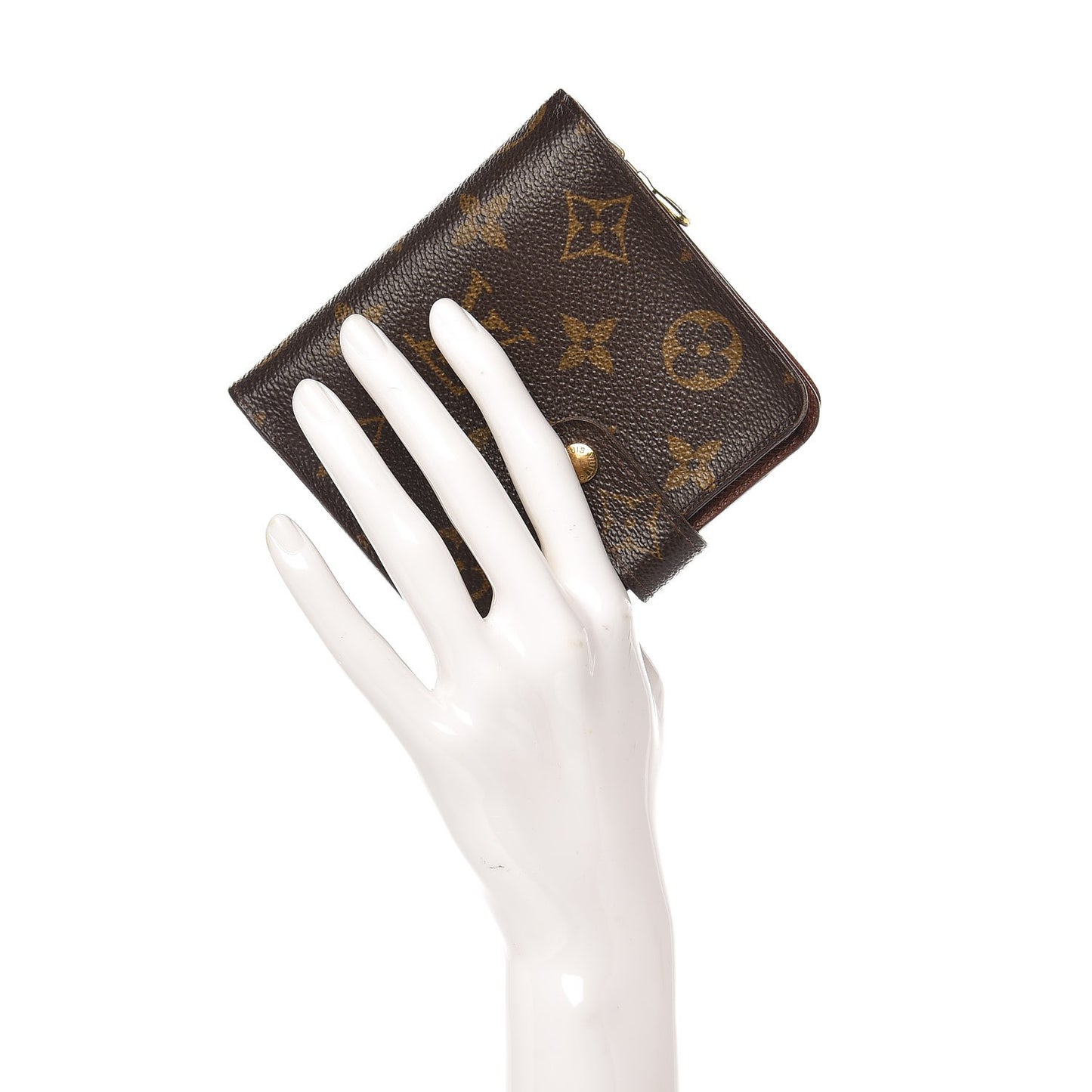 Monogram Compact Zippe Zipped Wallet