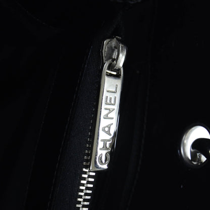 Chanel Patent Grand Shopping Tote GST Black 9 of 13