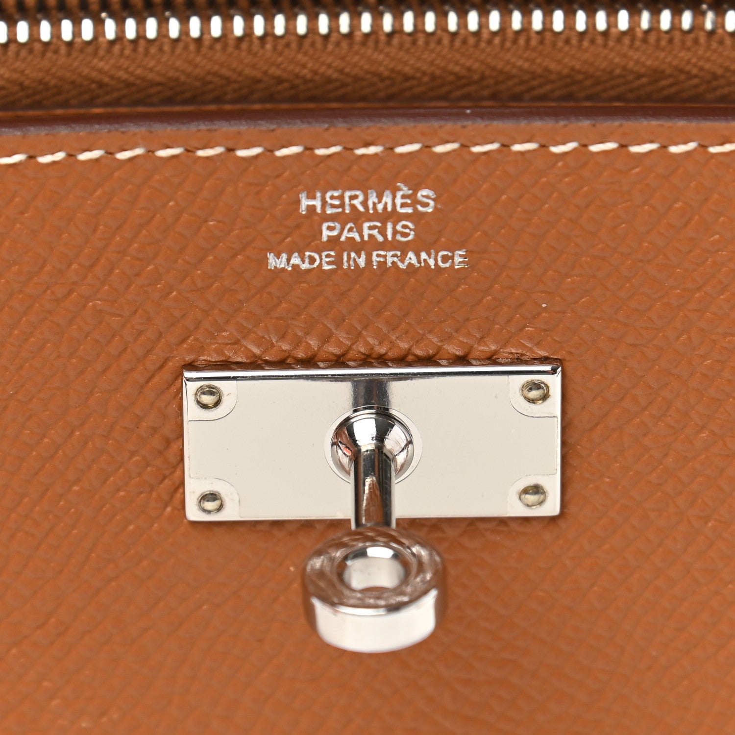 Hermes Epsom Kelly Longue Wallet Gold 7 of 9