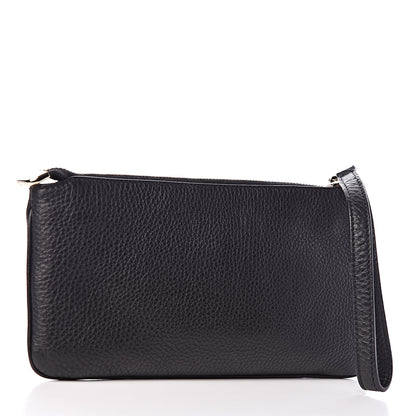 Gucci Pebbled Calfskin Soho Wristlet Black 3 of 8