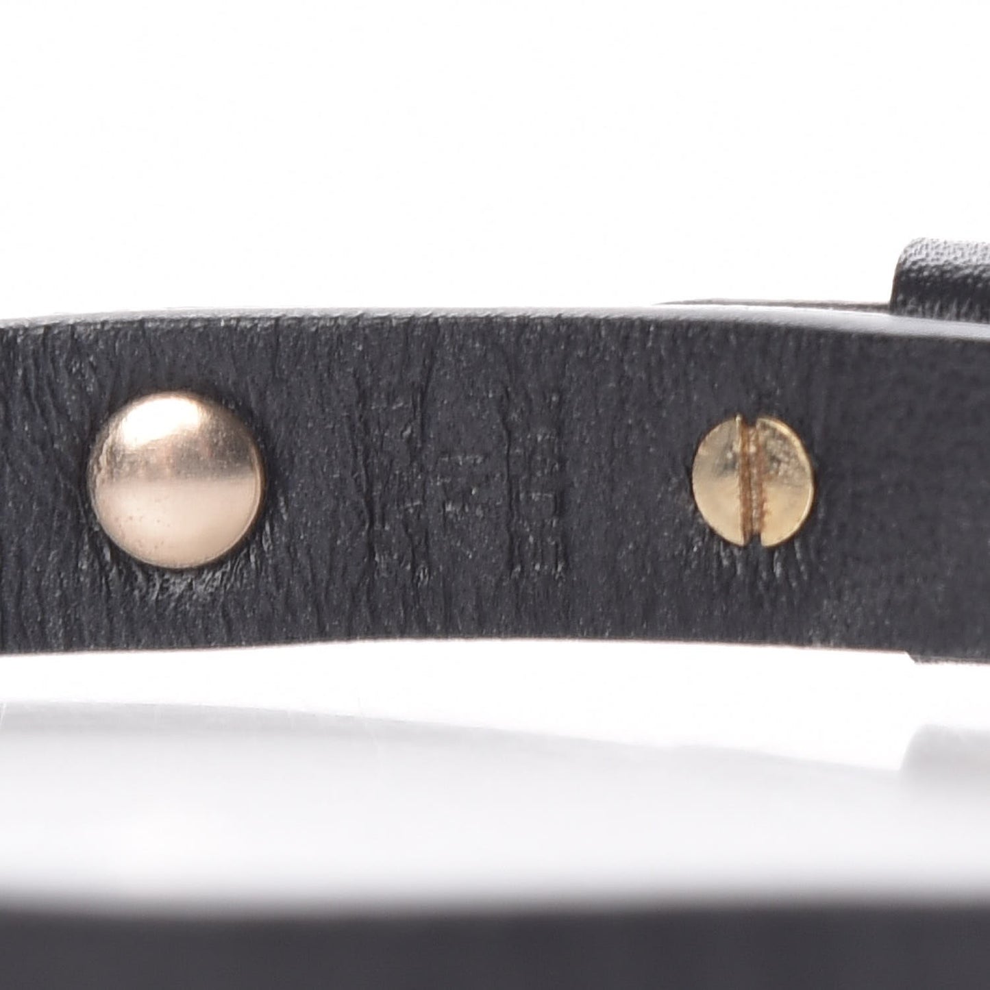 Vitello Rockstud Bracelet Black