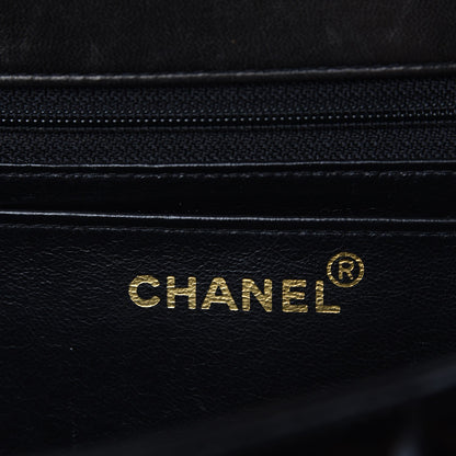 Chanel Patent Vertical Quilted Jumbo Single Flap Black 7 of 12