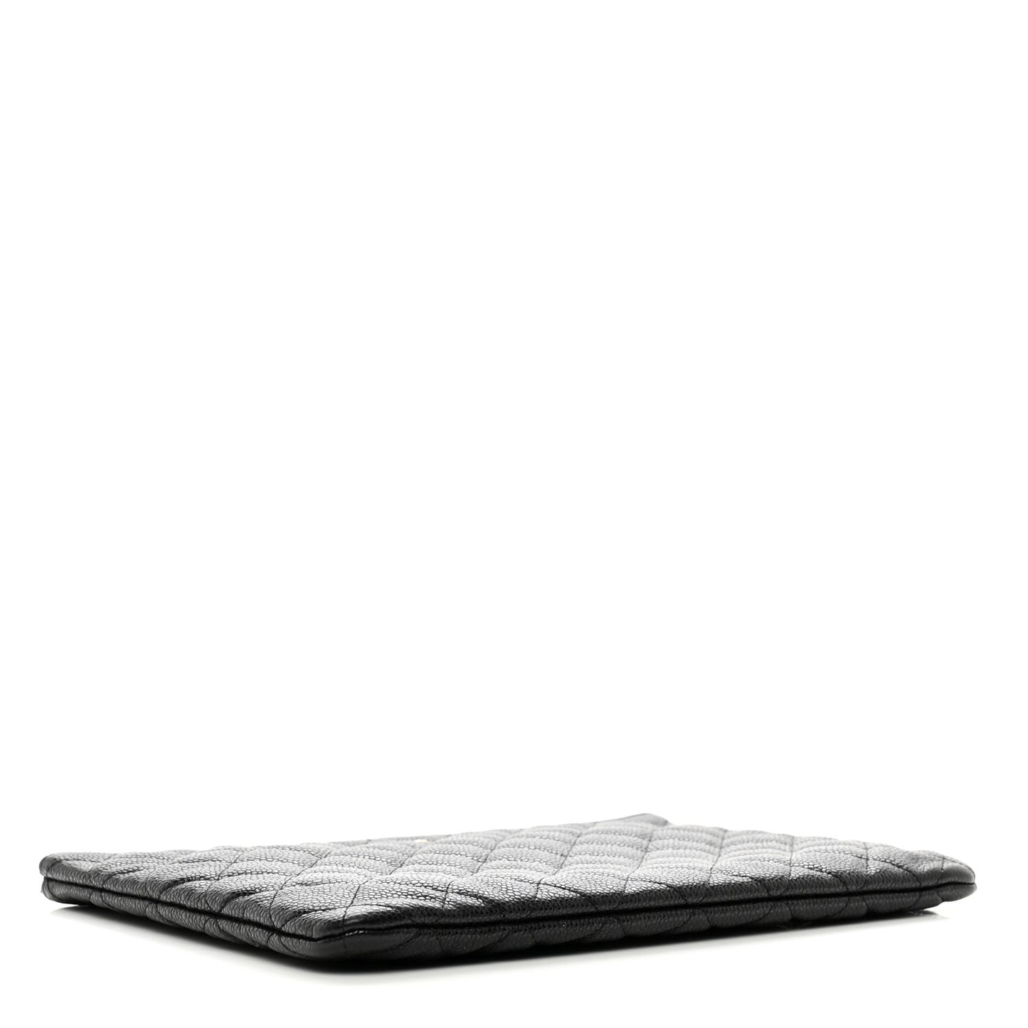 Caviar Quilted Medium Cosmetic Case Black