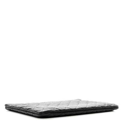 Chanel Caviar Quilted Medium Cosmetic Case Black 4 of 7