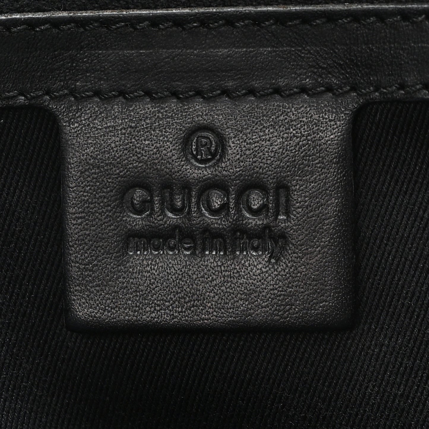 Canvas Monogram Tote Black