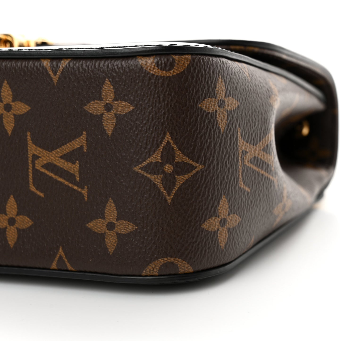 Patent Calfskin Monogram Cherrywood BB Black