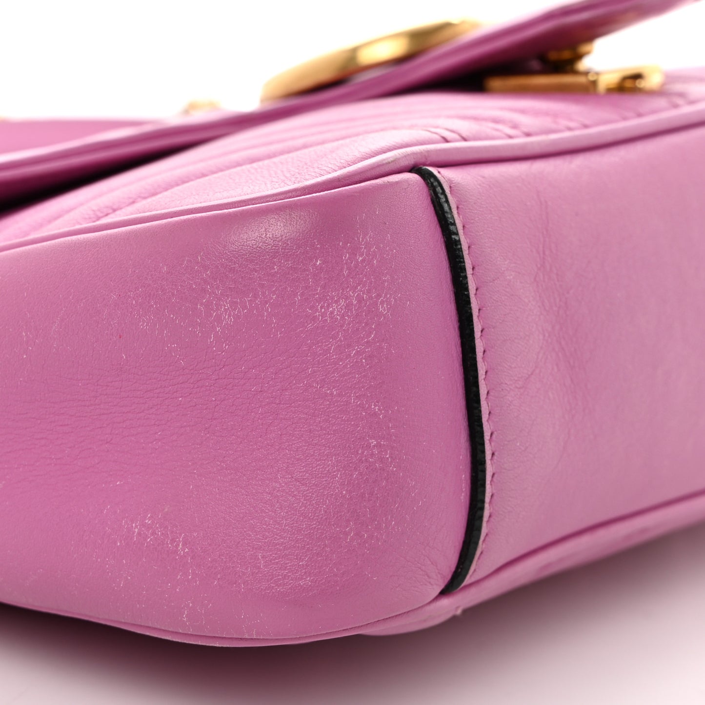 Calfskin Matelasse Small GG Marmont Shoulder Bag