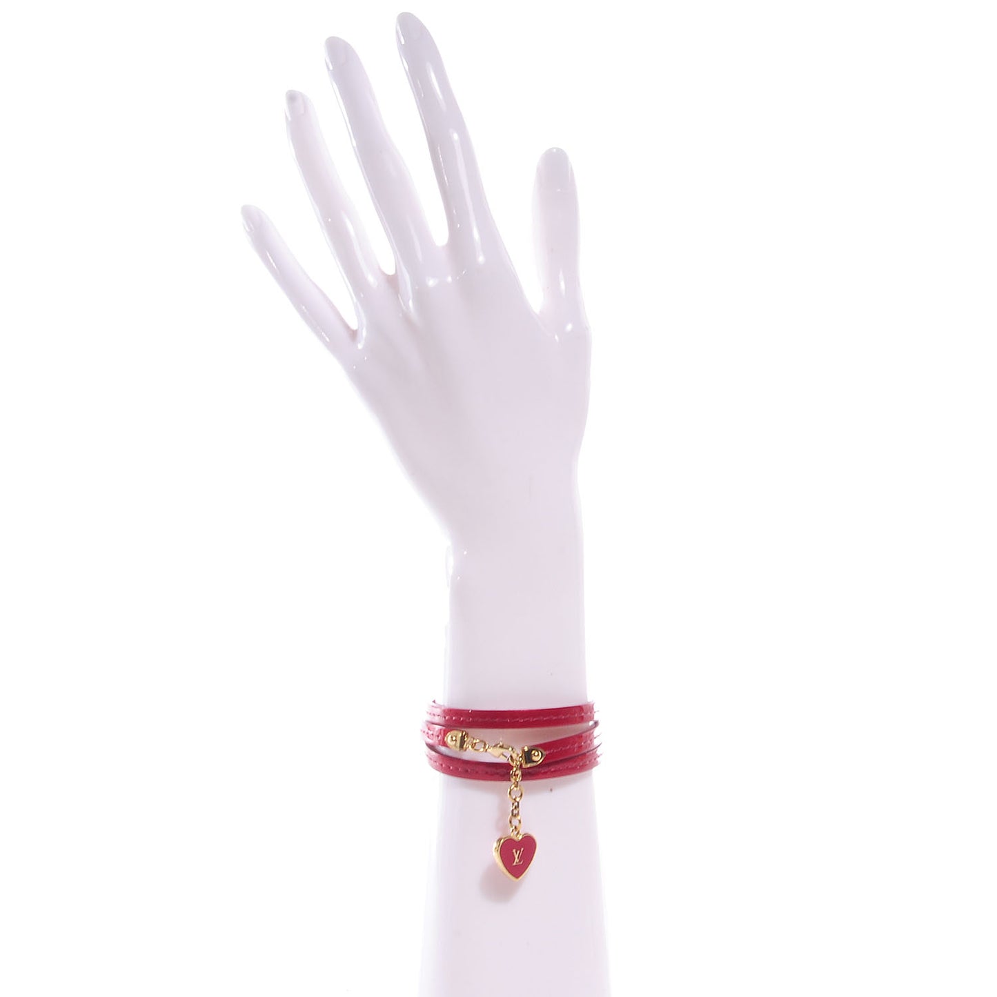Patent Commit Wrap Bracelet Pomme D'Amour