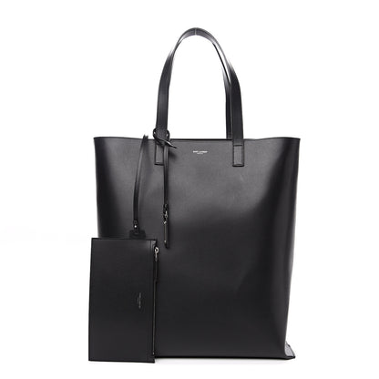 Saint Laurent Calfskin Medium Shopping Tote Black 1 of 8