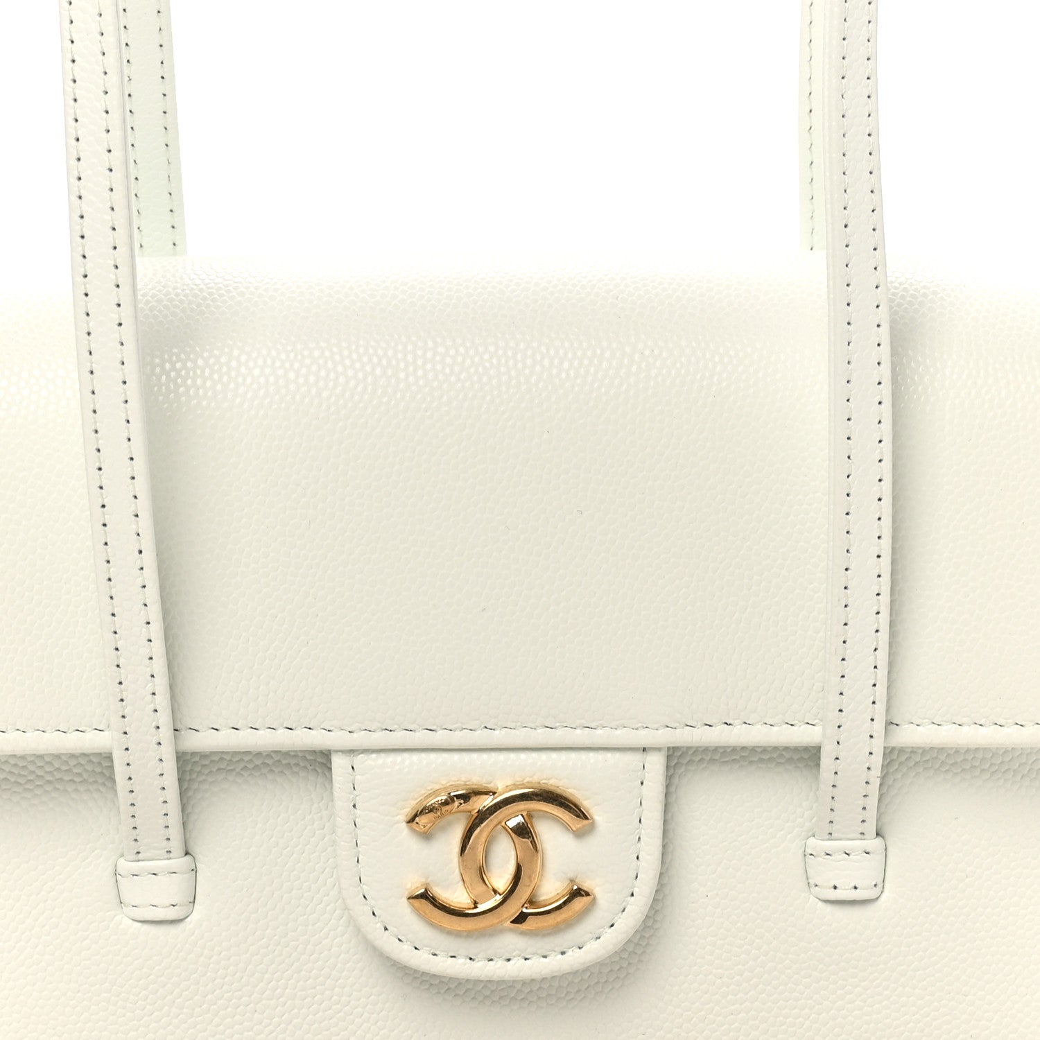 Chanel Shiny Caviar Mini Preppy Coco Shoulder Bag Light Blue 8 of 11