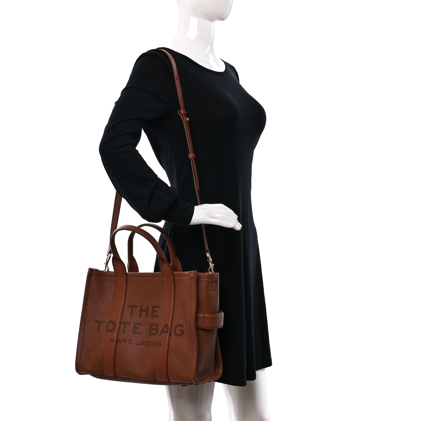 Grained Calfskin Medium The Tote Bag Argan Oil