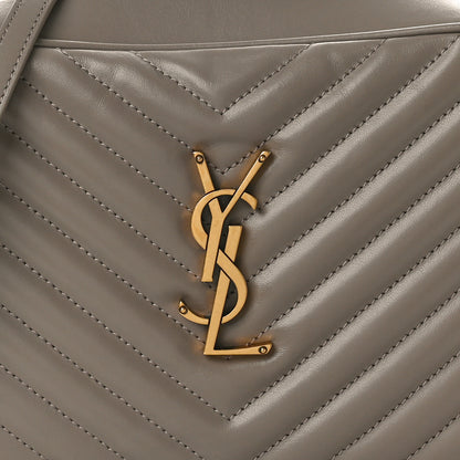 Saint Laurent Calfskin Matelasse Monogram Lou Camera Bag Greyish Brown 8 of 10