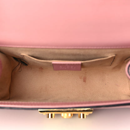 Gucci Guccissima Small Padlock Shoulder Bag Rose Baby Candy 5 of 11