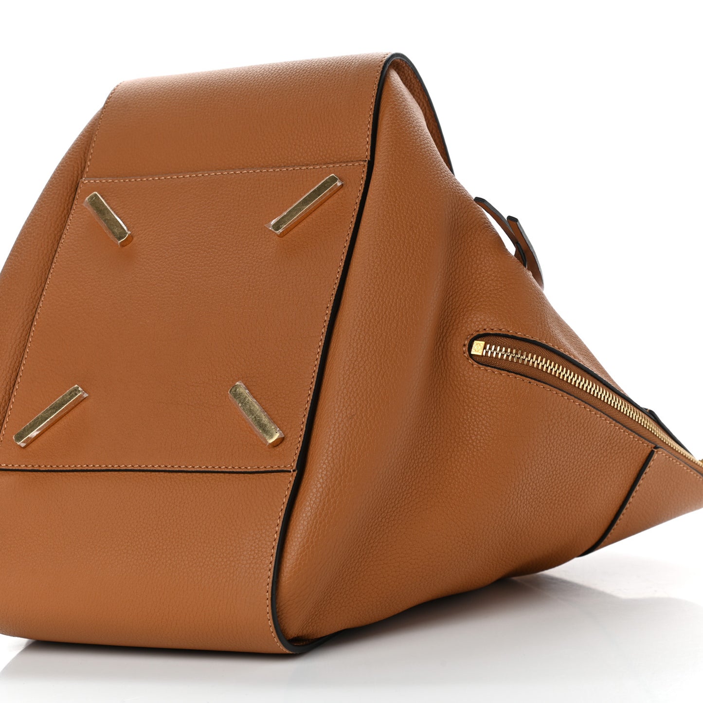 Calfskin Small Hammock Shoulder Bag Tan