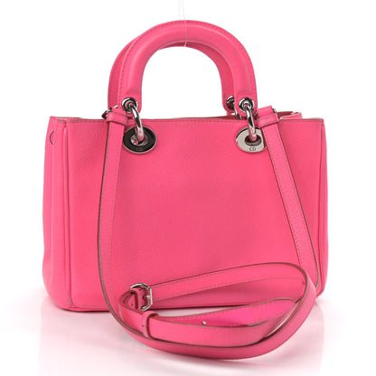 Christian Dior Calfskin Small Diorissimo Tote Pink 3 of 13