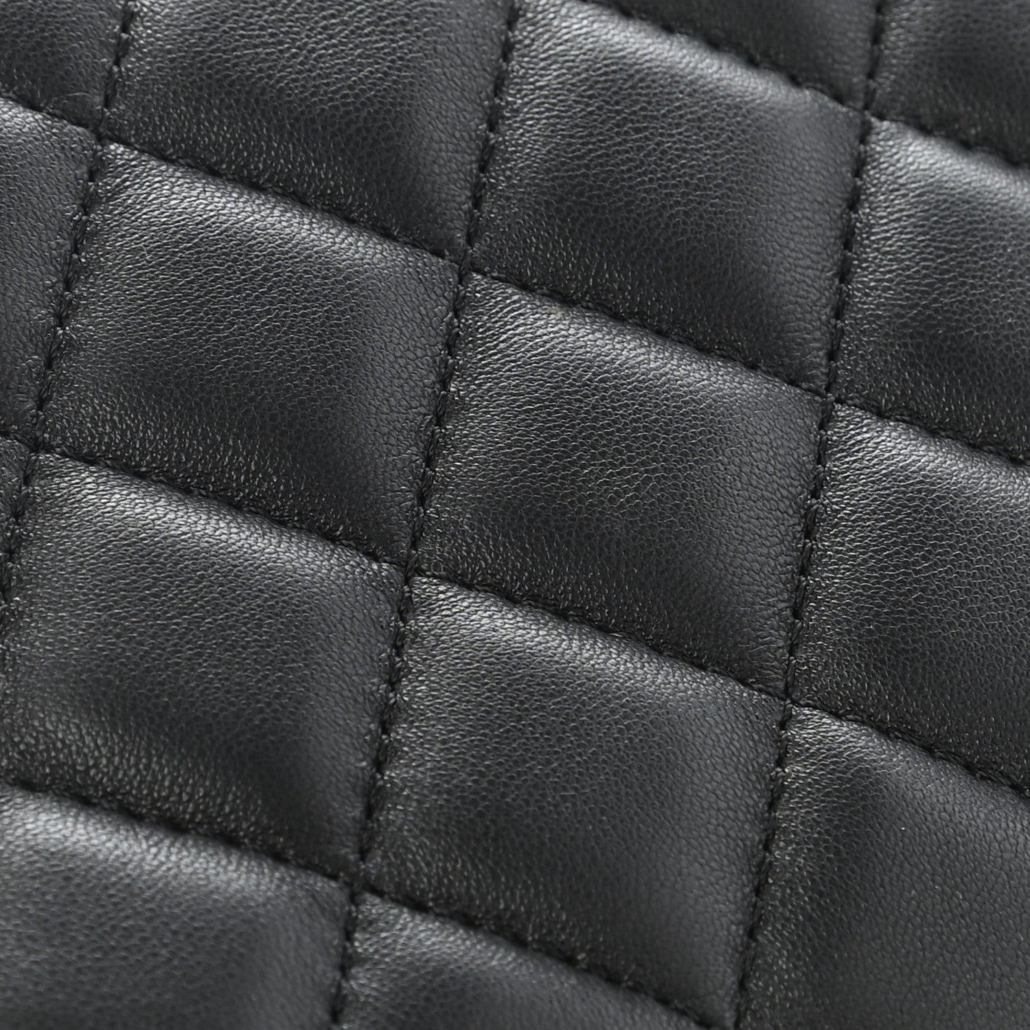 Chanel Lambskin Quilted Fold Up Again Clutch Black 11 of 11