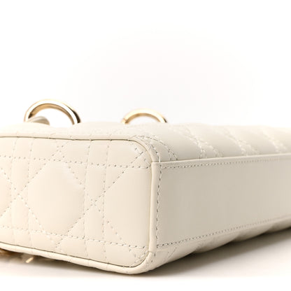 Christian Dior Lambskin Cannage Small Lady D-Joy Latte 9 of 11