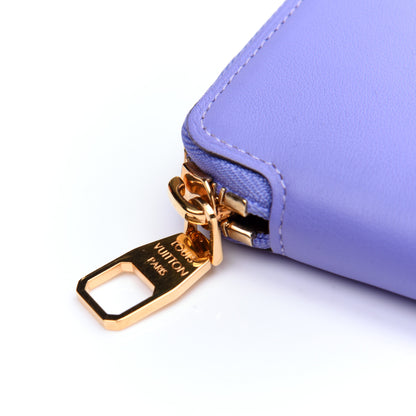 Louis Vuitton Calfskin Articles de Voyage Zippy Wallet Lilac 10 of 10