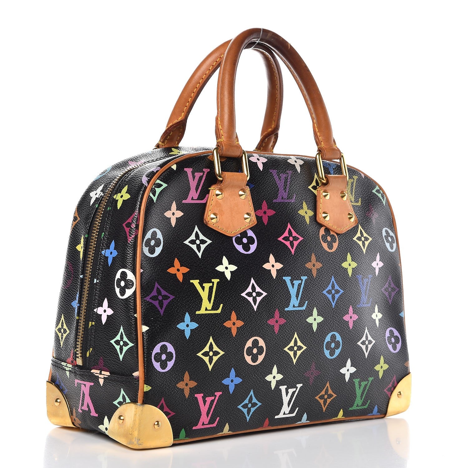 Louis Vuitton Monogram Multicolor Trouville Black 3 of 13