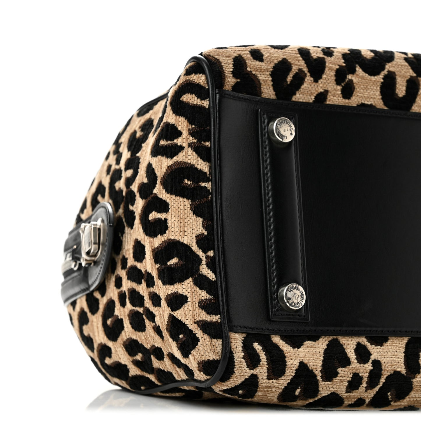 Jacquard Velvet Leopard Print Stephen Sprouse Speedy