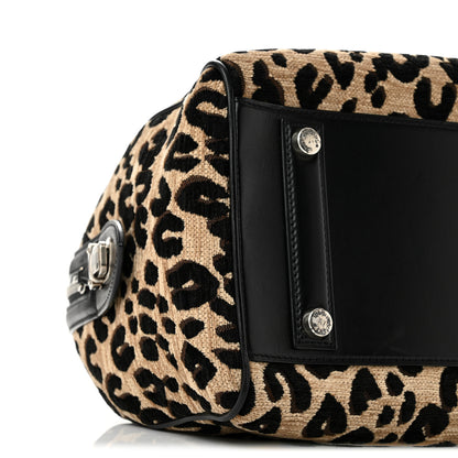 Louis Vuitton Jacquard Velvet Leopard Print Stephen Sprouse Speedy 9 of 12