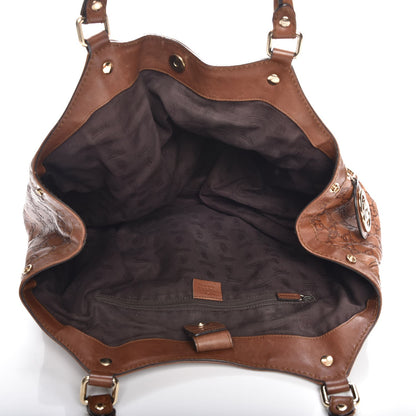 Gucci Guccissima Large Sukey Tote Bronze 5 of 7