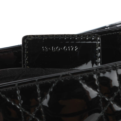 Christian Dior Patent Cannage Medium Lady Dior Black 7 of 10