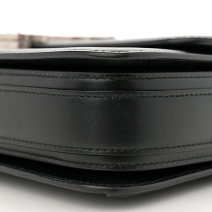 Saint Laurent Box Calfskin Monogram Medium Solferino Satchel Black 10 of 13