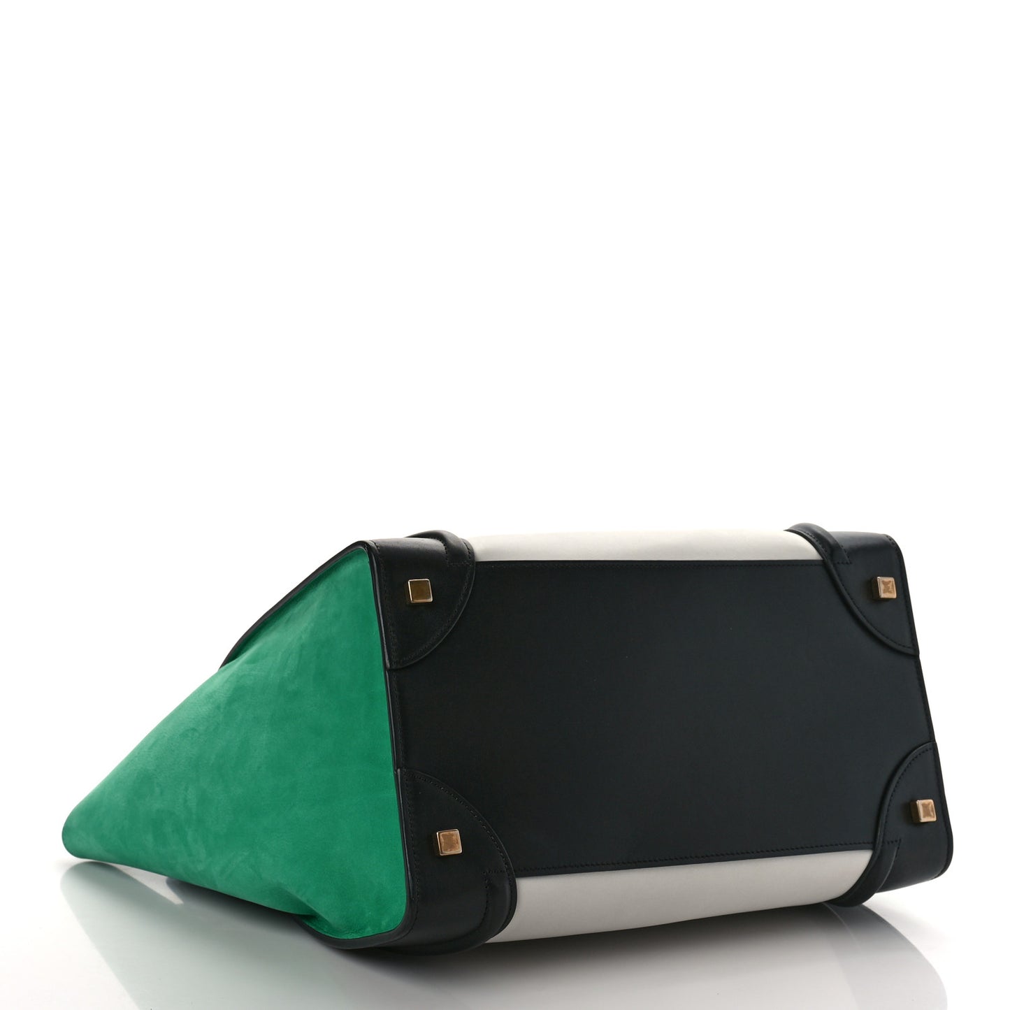 Smooth Calfskin Nubuck Mini Tri-Color Luggage Palm