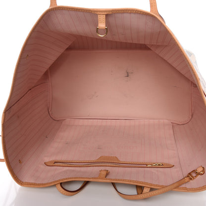 Louis Vuitton Damier Azur Neo Neverfull GM Rose Ballerine 6 of 22