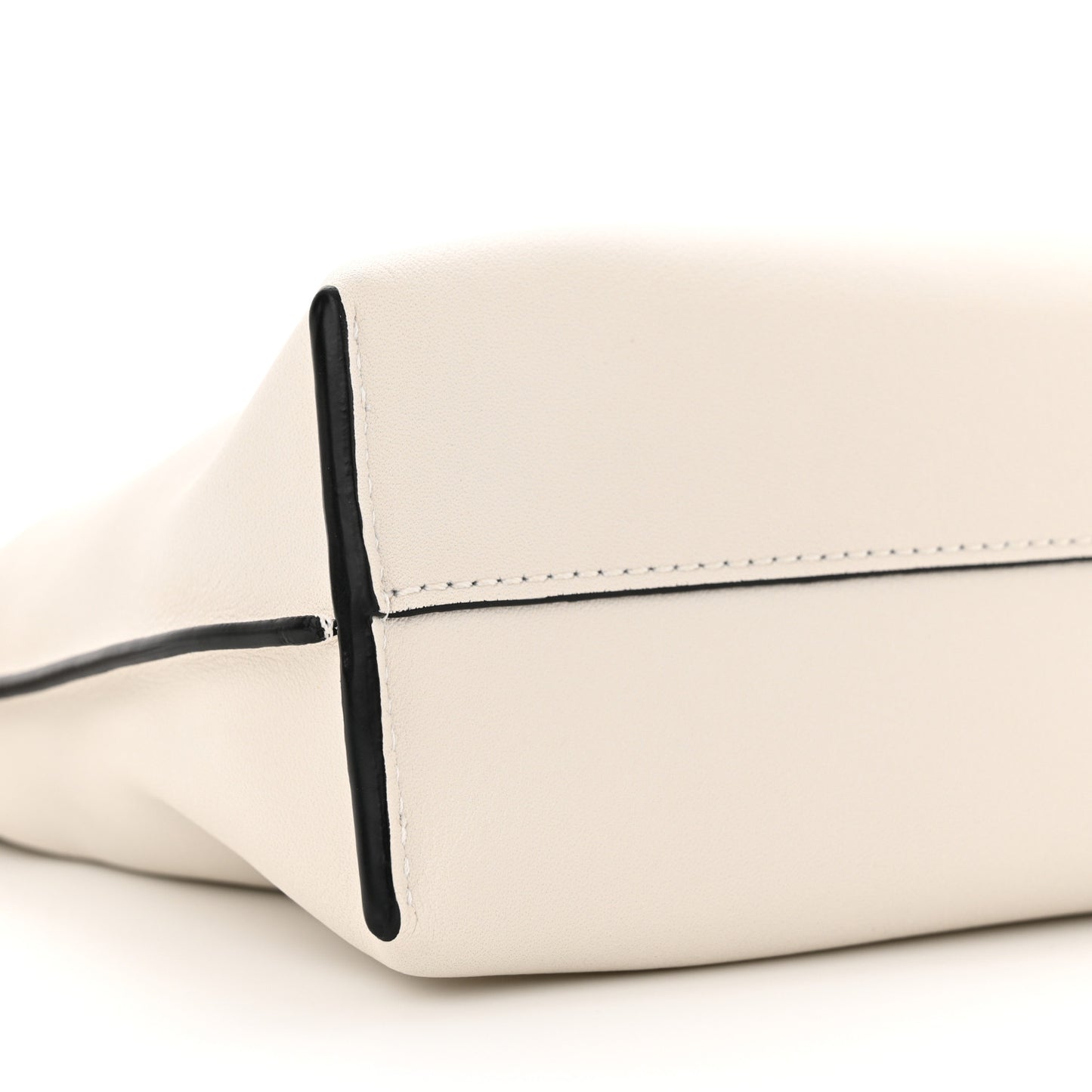 Calfskin Mini Flamenco Knot Clutch Angora