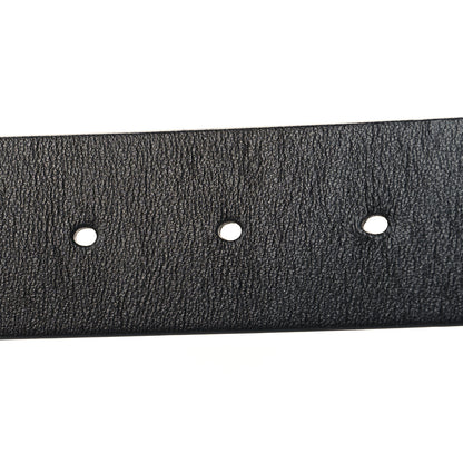Christian Dior Calfskin 30 Montaigne 35mm Belt 80 32 Black 3 of 6