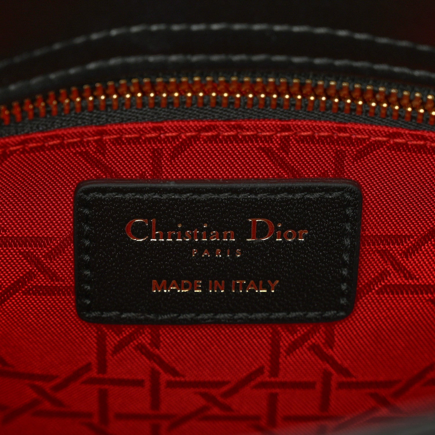 Christian Dior Lambskin Cannage Small My ABCDior Lady Dior Black 7 of 9