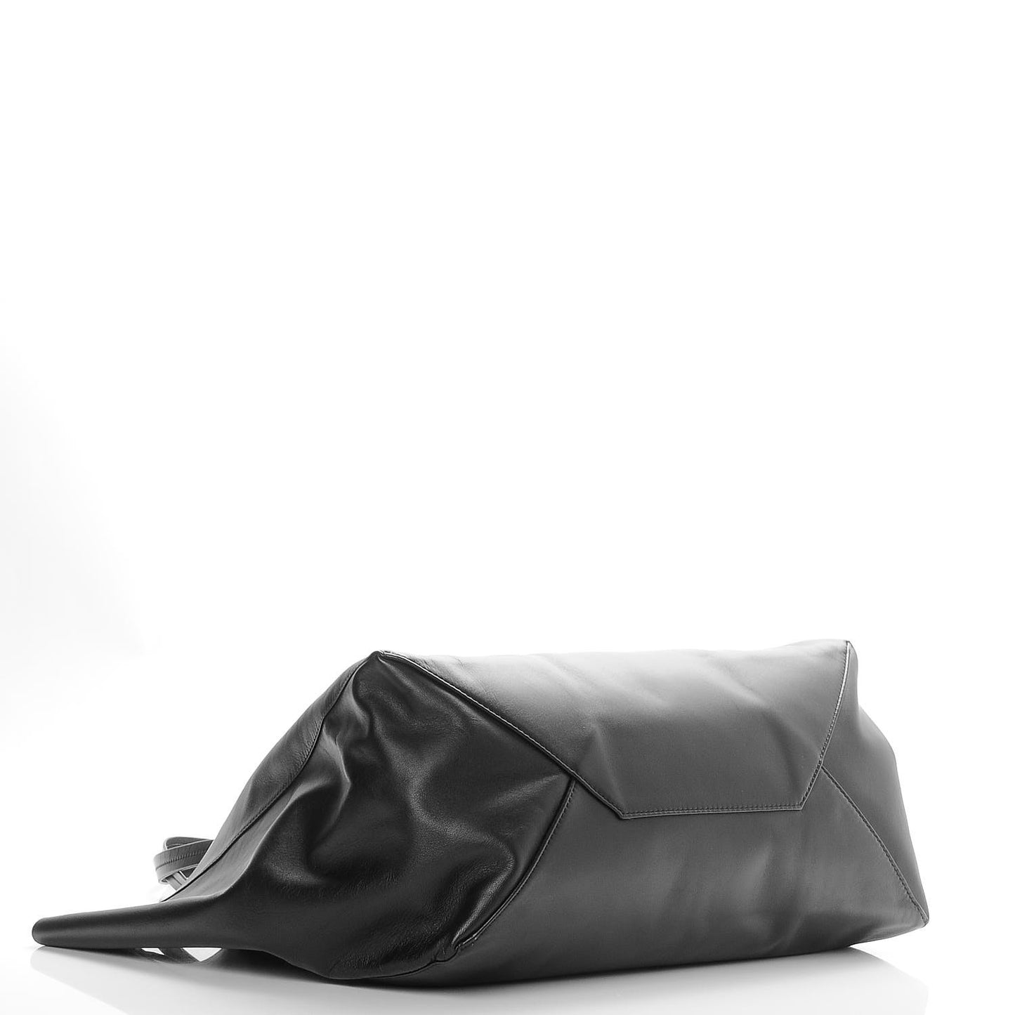 Lambskin Horizontal Cabas Black