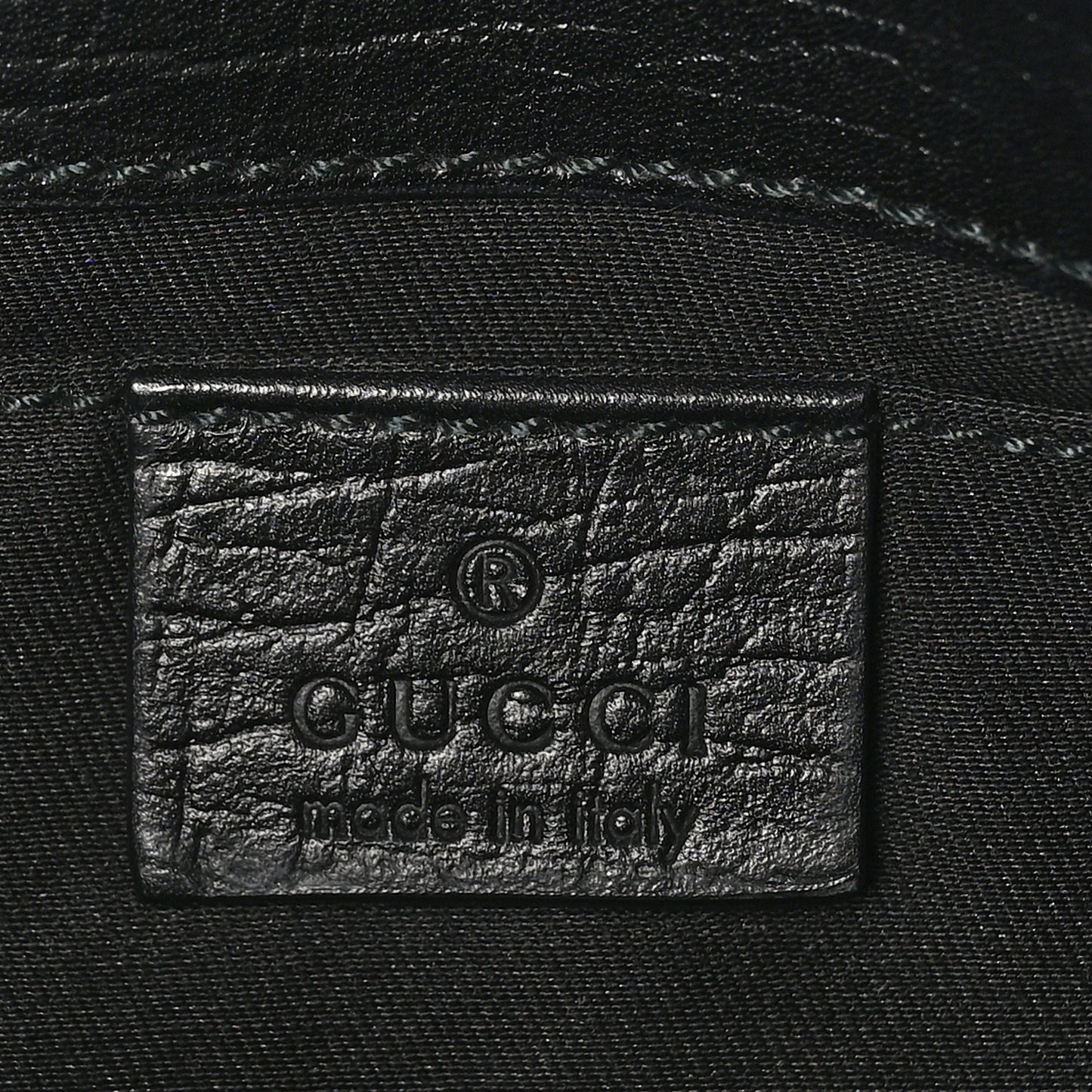 Monogram Web Horsebit Chain Clutch Black