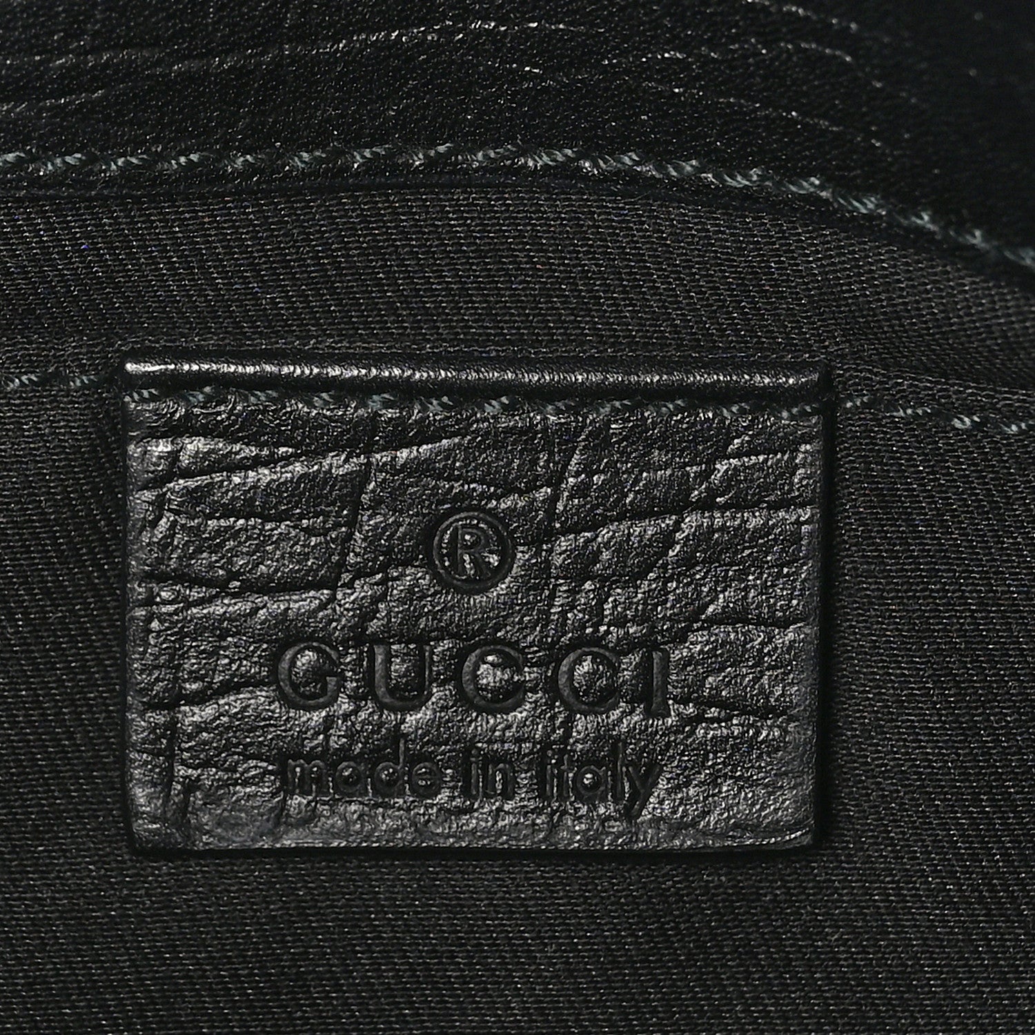 Gucci Monogram Web Horsebit Chain Clutch Black 6 of 10