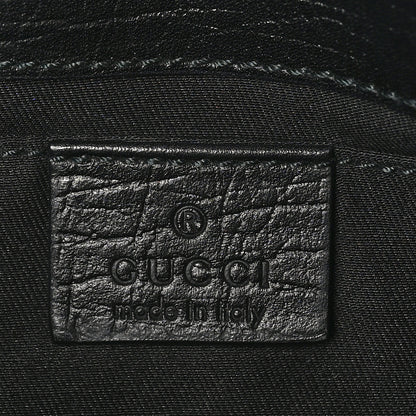 Gucci Monogram Web Horsebit Chain Clutch Black 6 of 10