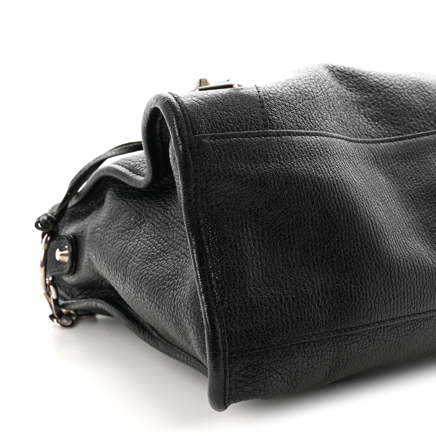 Balenciaga Chevre Silver Metallic Edge Hardware City Black 10 of 11